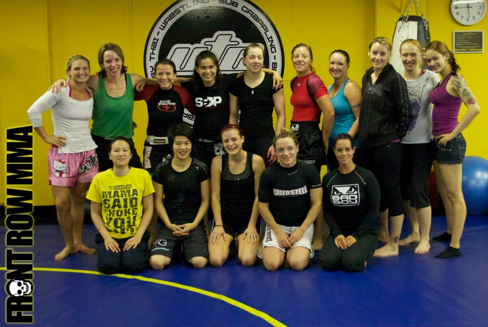 Rosi Sexton MMA Camp in 2012, one her many camps and seminars