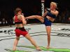 Amanda Cooper kicking Anna Elmose from UFC Facebook