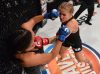 Anastasia Yankova punching Vera Arteaga at Bellator 161 from Bellator MMA facebook