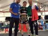 Barbara Bontempi wins the WMC 112lbs European Muay Thai title 30 May 2015