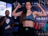 Faith Van Duin Invicta FC 19 Weigh-In by Esther Lin