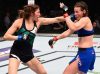Irene Aldana punching Leslie Smith from UFC Facebook