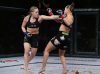 Leah Letson punching Elizabeth Phillips at Invicta 21 by Scott Hirano Photography