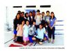 Chantal Ughi with the inmates women boxers of the prison of Chaing Mai