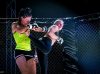 Kate Jackson kicking Eeva Siiskonen at Fight Night 12 in 2015Kate Jackson kicking Eeva Siiskonen at Fight Night 12 in 2015 by Tommari Foto