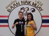 Fani Peloumpi vs Nong Em Tor Vittaya February 2016 by Santai Muay Thai