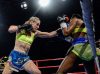 Gentiane Lupi punching Ronica Jeffrey at Royal Rampage by Calden Jamieson Photography