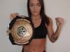 Ilenia Perugini with her AFSO Championship Belt