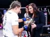Jennifer Maia with Shannon Knapp at Invicta FC 16 by Esther Lin