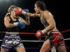 Jessica Gladstone punches Tiffany Cass by Mark Neustaedter Photography
