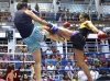 KC Carlos kicking Nongya Looktamsur by Sinbi Muay Thai