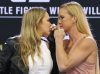 Ronda Rousey vs Holly Holm UFC 193 Press Day from UFC Facebook