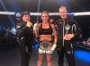 Sarah Worsfold K1 title by Adrenaline Fight Night