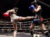 Stacey Scapeccia kicking Colleen Downey at Lion Fight 20 by Bennie E Palmore II