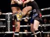 Stacey Scapeccia kneeing Colleen Downey at Lion Fight 20 by Bennie E Palmore II