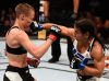 Tecia Torres punching Rose Namajunas from UFC Facebook