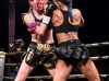 Tiffany Van Soest delivers an elbow to Bernise Alldis at Lion Fight 22 by Bennie E Palmore II