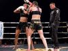 Tiffany Van Soest delivers an elbow to Bernise Alldis at Lion Fight 22 by Bennie E Palmore II