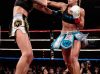 Tiffany Van Soest punching Ashley Nichols at Lion Fight 27 by Bennie E. Palmore II
