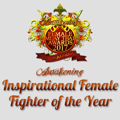 Inspirational Female Fighter of the Year 2017