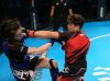Fabiana Giampa punching Courtney McCrudden at 2017 IMMAF Worlds by Jorden Curran Photography