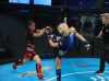 Manon Fiorot kicking Karolina Hulkko at 2017 IMMAF Worlds by Jorden Curran Photography