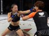Mellissa Wang punching Loma Lookboonmee at Invicta FC 27