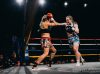 Saskia Vaughan punching Crystel Carlow at Epic 17 by Emanuel Rudnicki Photography