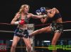Shannon Peek punching Kerrianne McKay at Epic 17 by Brock Doe Fight Photography