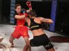 Virna Jandiroba punching Mizuki Inoue at Invicta FC 28 by Dave Mandel