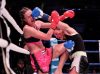 Anke Van Gestel punching Jorina Baars at Bellator KB 7