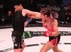 Bruna Vargas punching Katy Collins at Bellator 181