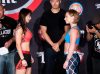 Bruna Vargas vs Katy Collins at Bellator 181 weigh-in on July 13 2017
