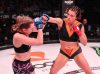 Colleen Schneider punching Kate Jackson at Bellator 182