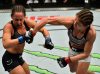 Karolina Kowalkiewicz punching Jodie Esquibel from UFC Facebook