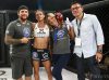 Alyse Anderson with Felice Herrig at Invicta FC 30 by Dave Mandel
