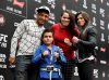 Amanda Nunes and Claudia Gadelha at UFC 198 Fight Week from UFC Facebook