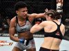 Angela Hill punching Maryna Moroz at UFC on Fox 28 from UFC Facebook
