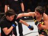 Claudia Gadelha punching Jessica Aguilar at UFC 190 from UFC Facebook