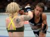 Claudia Gadelha punching Tina Lahdemaki at UFC Fight Night 45 from UFC Facebook