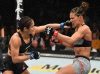 Cynthia Calvillo punching Cortney Casey at UFC on ESPN 1 from UFC Facebook