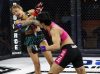 Daiane Firmino punching Pearl Gonzalez at Invicta FC 31 by Dave Mandel