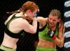Jessamyn Duke punching Peggy Morgan at TUF 18 Finale from UFC Facebook