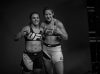 Jessica Andrade and Sarah Moras at UFC Fight Night 71 from UFC Facebook