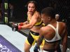 Jessica Andrade punching Angela Hill at UFC Fight Night 104 from UFC Facebook