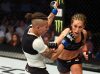Joanna Jedrzejczyk punching Jessica Andrade at UFC 211 from UFC Facebook