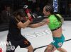 Kalindra Faria punching Jessica Aguilar at WSOF 15