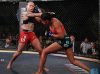 Lisbeth Lopez Silva punching Brenda Enriquez at Combate Americas 20