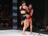 Macy Chiasson kneeing Allison Schmidt at Invicta FC 29 by Dave Mandel