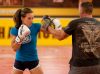 Miesha Tate at Strikeforce Open Workout 8-11-2010 by Esther Lin